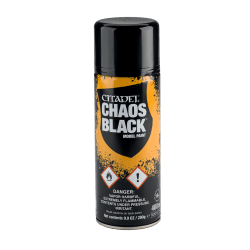 CHAOS BLACK SPRAY PAINT