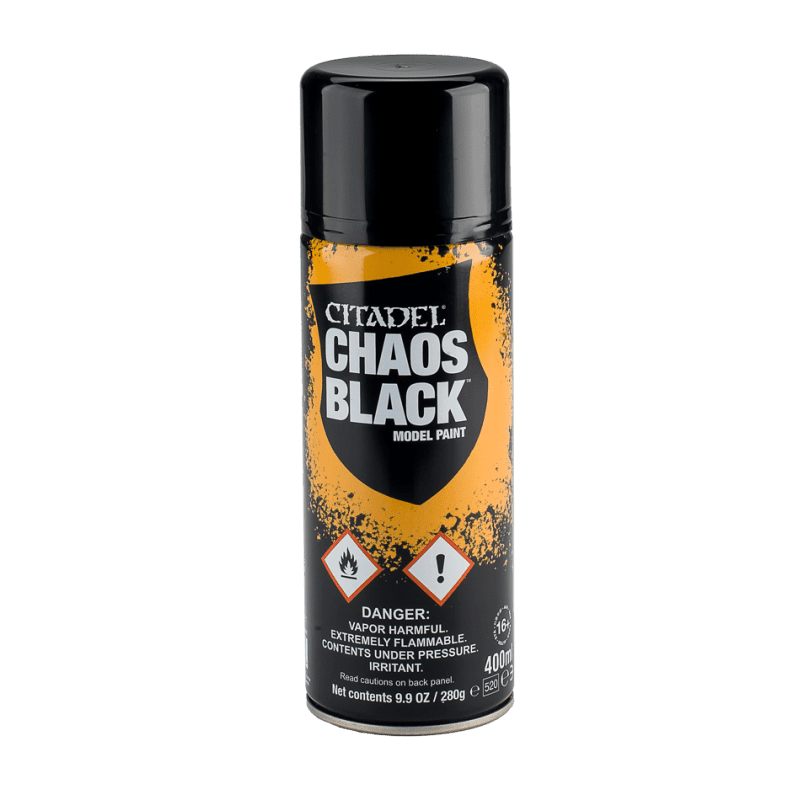 CHAOS BLACK SPRAY PAINT