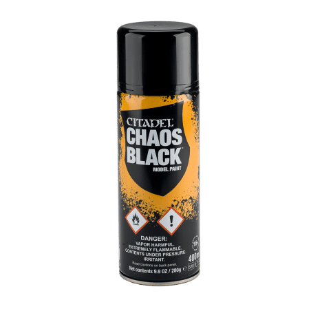 CHAOS BLACK SPRAY PAINT