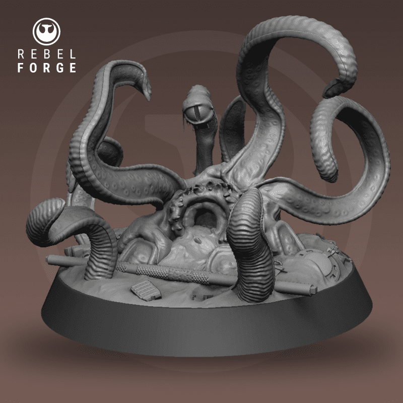 Wreckage Monster & Gas vents  - STL File
