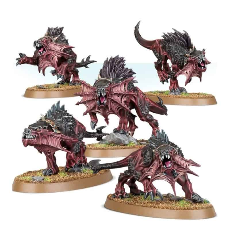 DAEMONS OF KHORNE FLESH HOUNDS