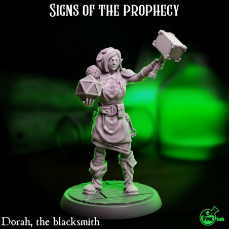 Dorah, Elf Blacksmith