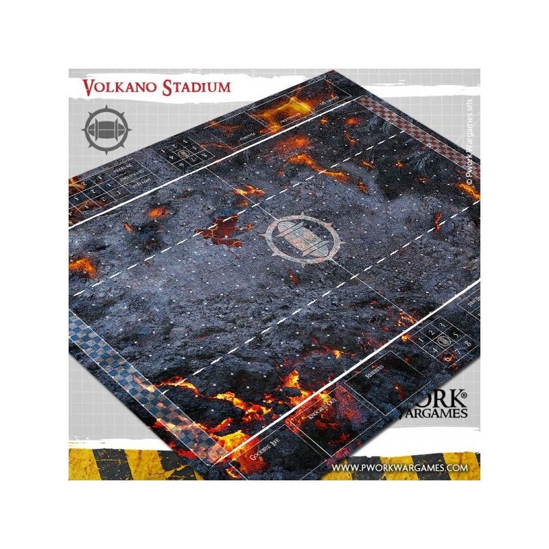 Tapis de jeu PVC Volkano Stadium