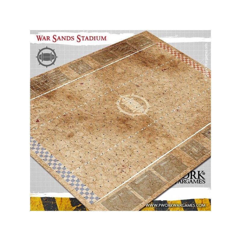 Tapis de jeu PVC War Sands Stadium
