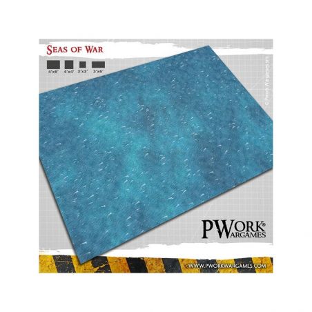 Tapis de jeu néoprène Seas of War 120x120cm