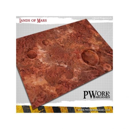 Tapis de jeu néoprène Lands of Mars 120x120cm
