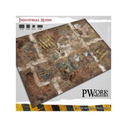 Tapis de jeu néoprène Industrial Ruins 120x120cm